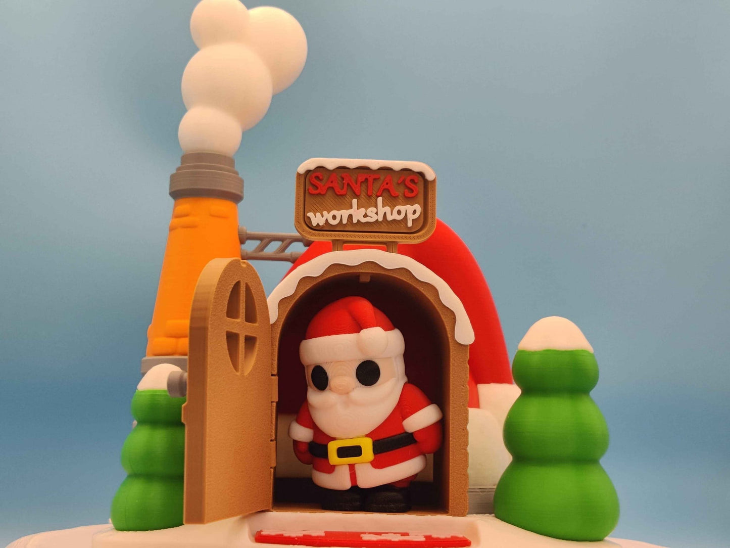 Santa's Workshop Christmas Playset - ToyForge 3D