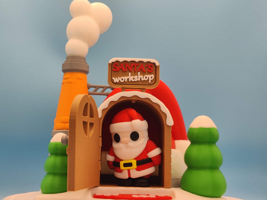 Santa's Workshop Christmas Playset