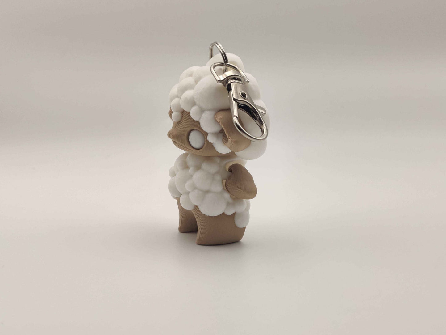 Sheep Pixie Keychain - 3D Printed Fantasy Figurine - ToyForge 3D