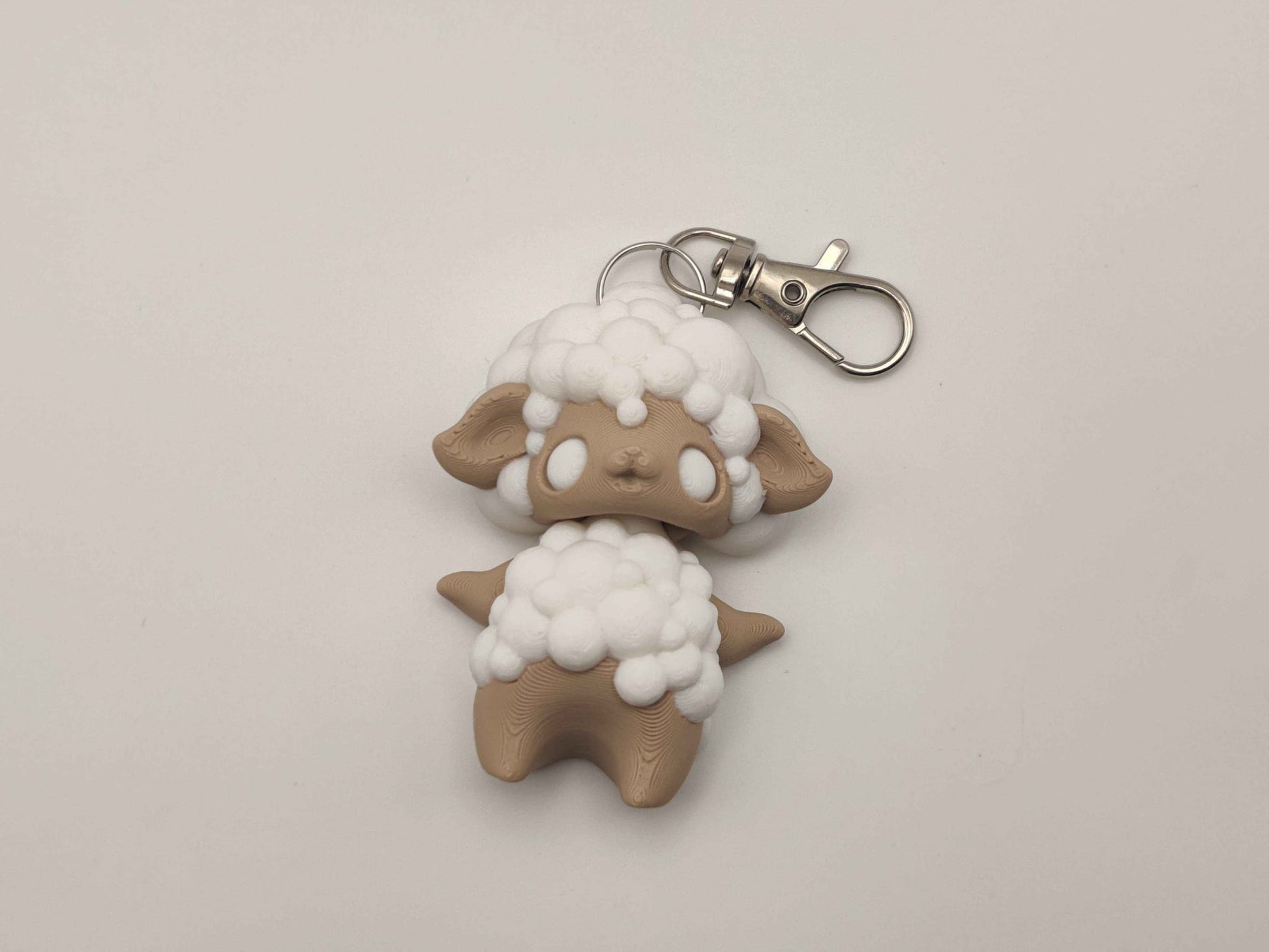 Sheep Pixie Keychain - 3D Printed Fantasy Figurine - ToyForge 3D