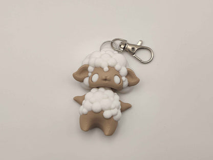 Sheep Pixie Keychain - 3D Printed Fantasy Figurine - ToyForge 3D