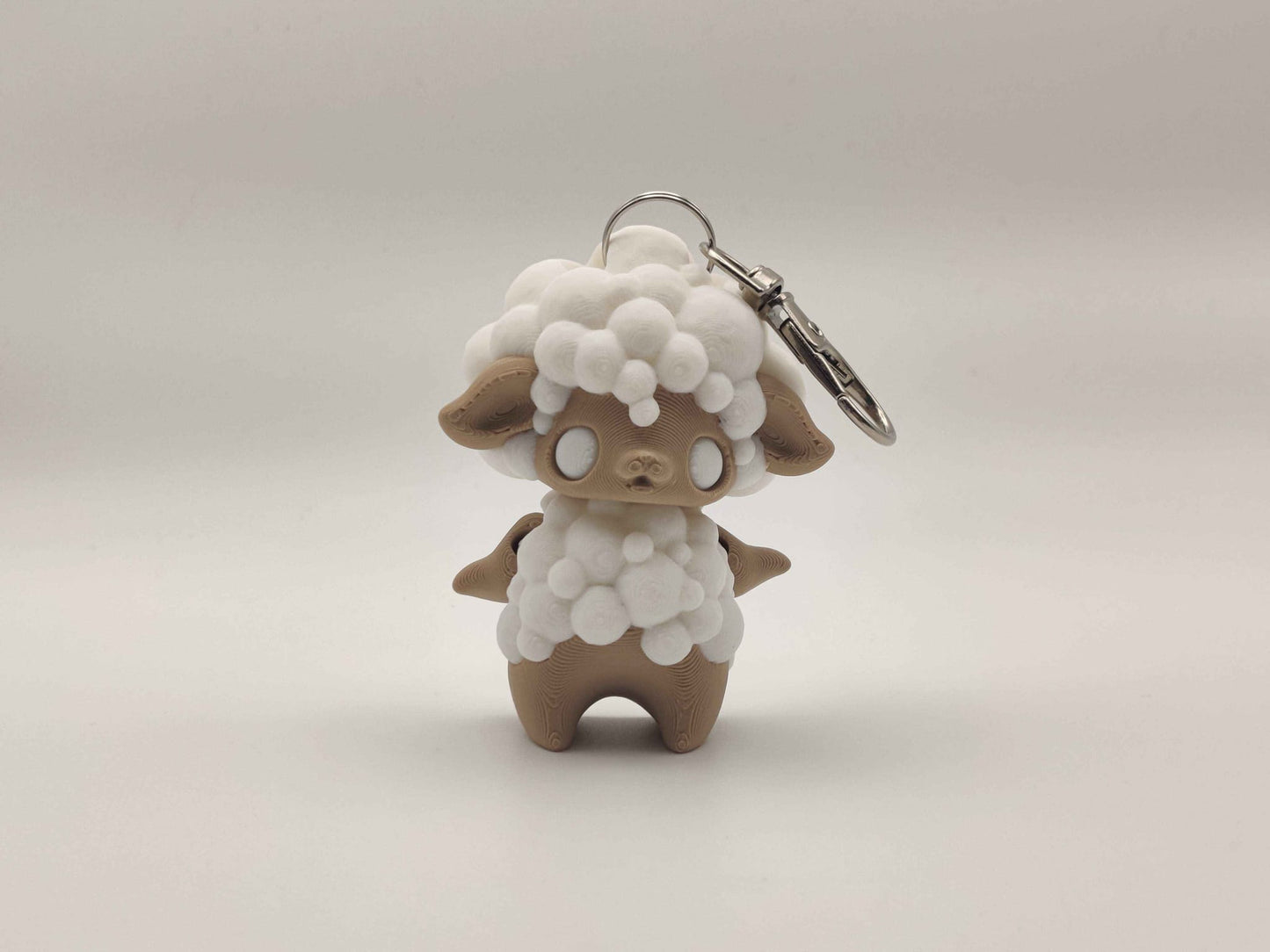 Sheep Pixie Keychain - 3D Printed Fantasy Figurine - ToyForge 3D