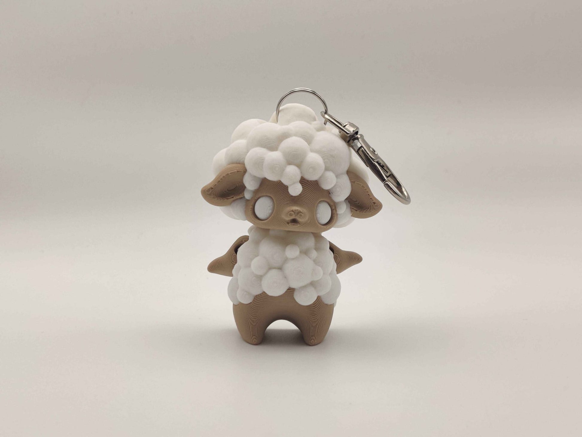Sheep Pixie Keychain - 3D Printed Fantasy Figurine - ToyForge 3D