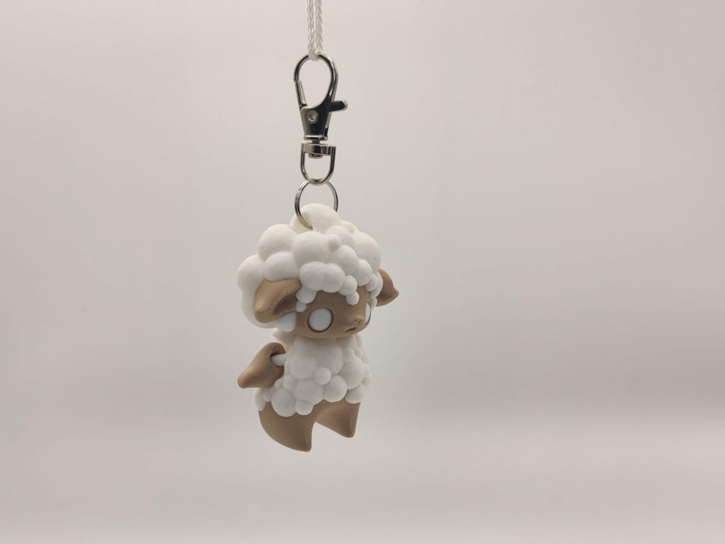 Sheep Pixie Keychain - 3D Printed Fantasy Figurine - ToyForge 3D