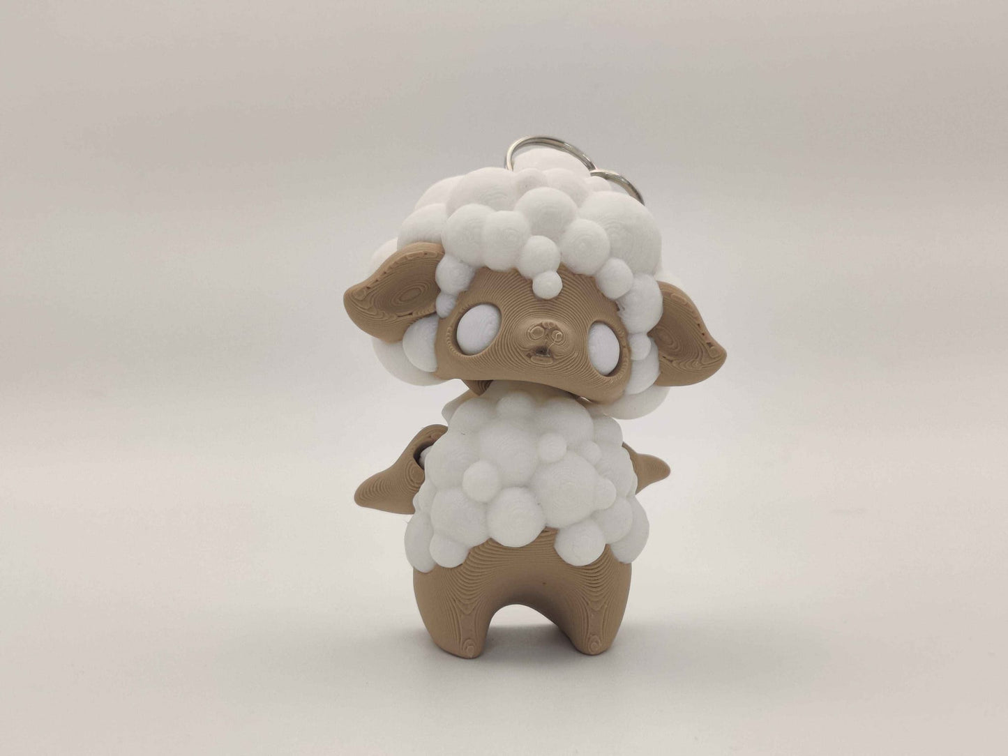 Sheep Pixie Keychain - 3D Printed Fantasy Figurine - ToyForge 3D