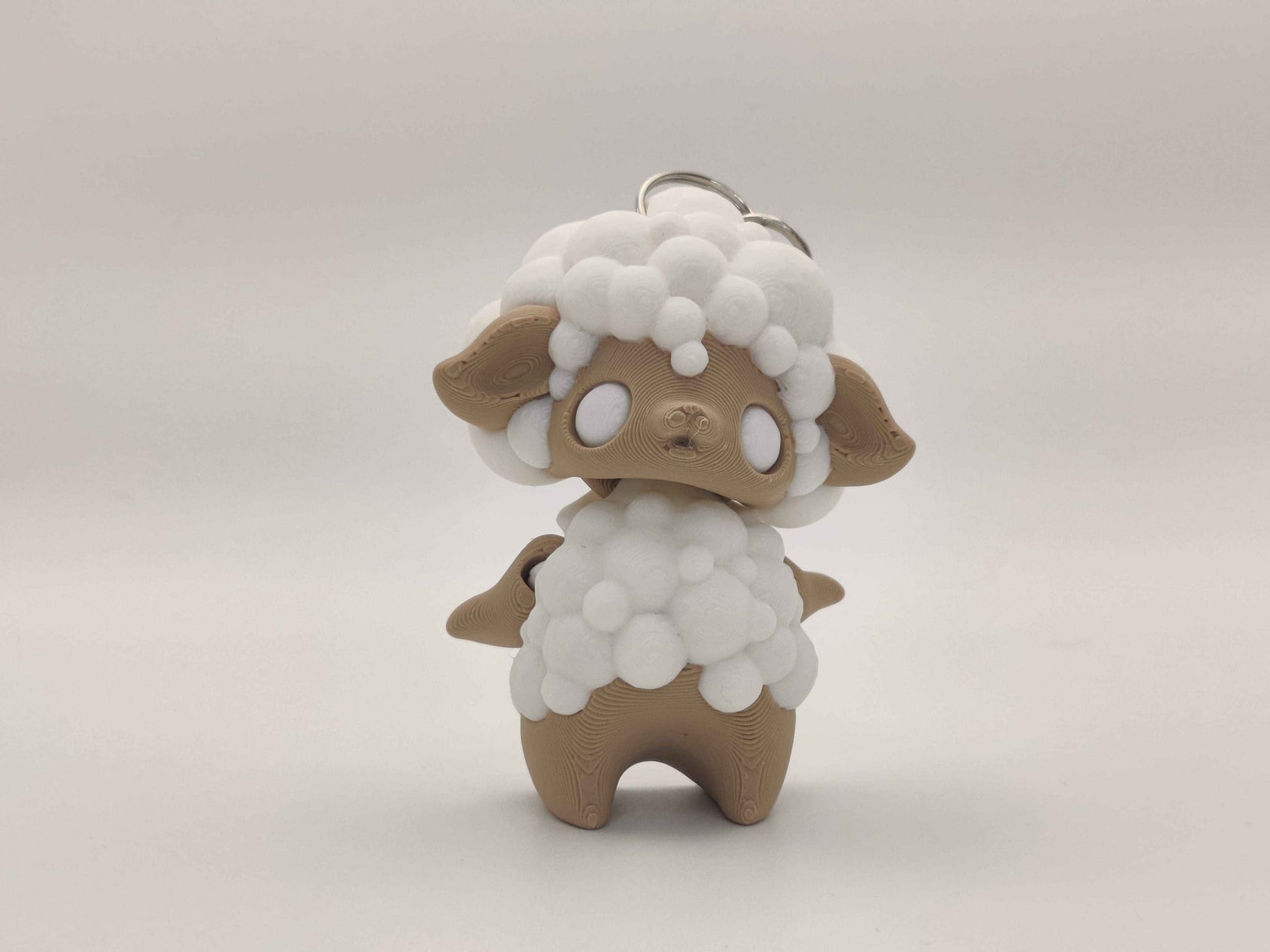 Sheep Pixie Keychain - 3D Printed Fantasy Figurine - ToyForge 3D