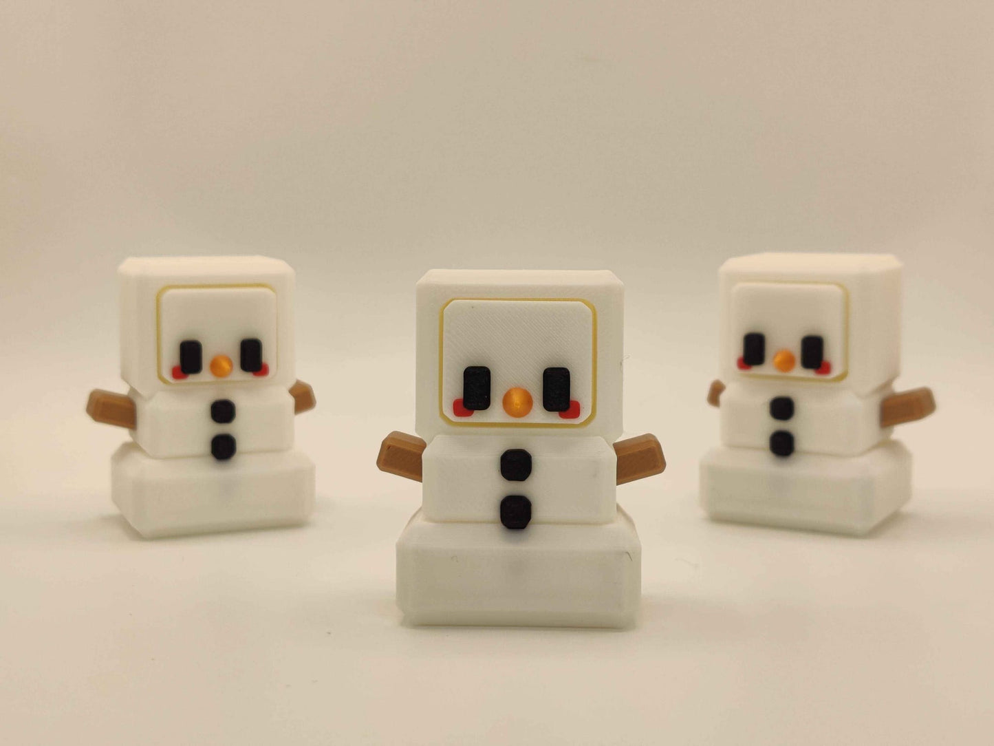 Snowman Clicker - 3D Printed Bit Clicks – Fidget Toy - ToyForge 3D
