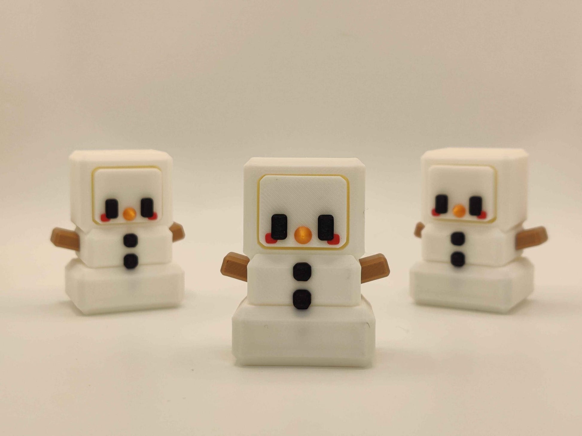 Snowman Clicker - 3D Printed Bit Clicks – Fidget Toy - ToyForge 3D