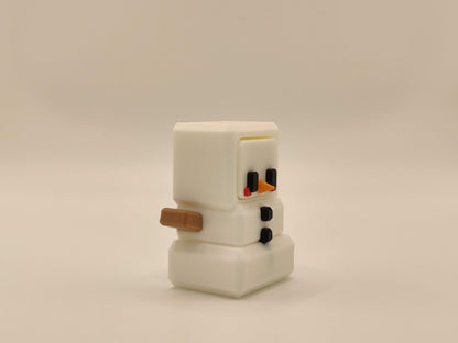 Snowman Clicker - 3D Printed Bit Clicks – Fidget Toy - ToyForge 3D