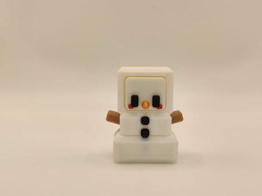 Snowman Clicker - 3D Printed Bit Clicks – Fidget Toy - ToyForge 3D
