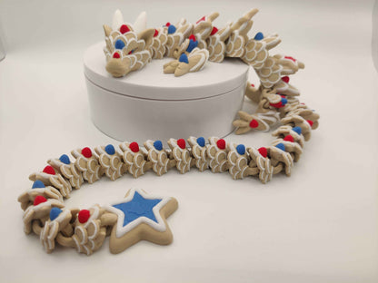 Star Cookie Dragon Figure - ToyForge 3D