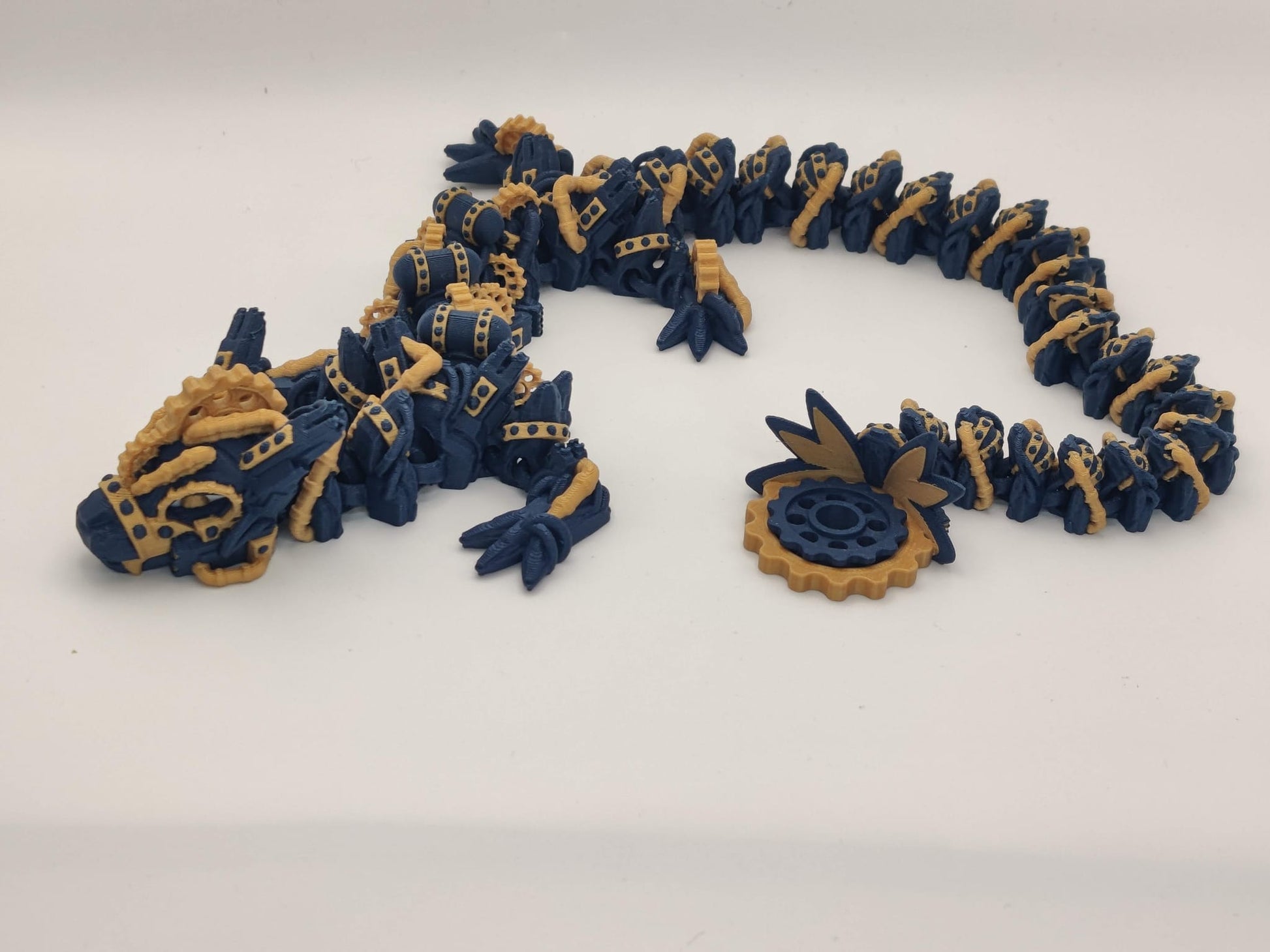 Steampunk Cyborg Dragon Figure - ToyForge 3D