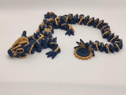 Steampunk Cyborg Dragon Figure - ToyForge 3D