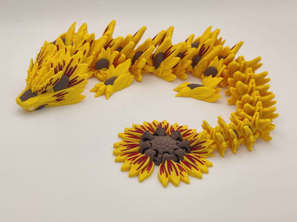 Sunflower Dragon Figure - ToyForge 3D