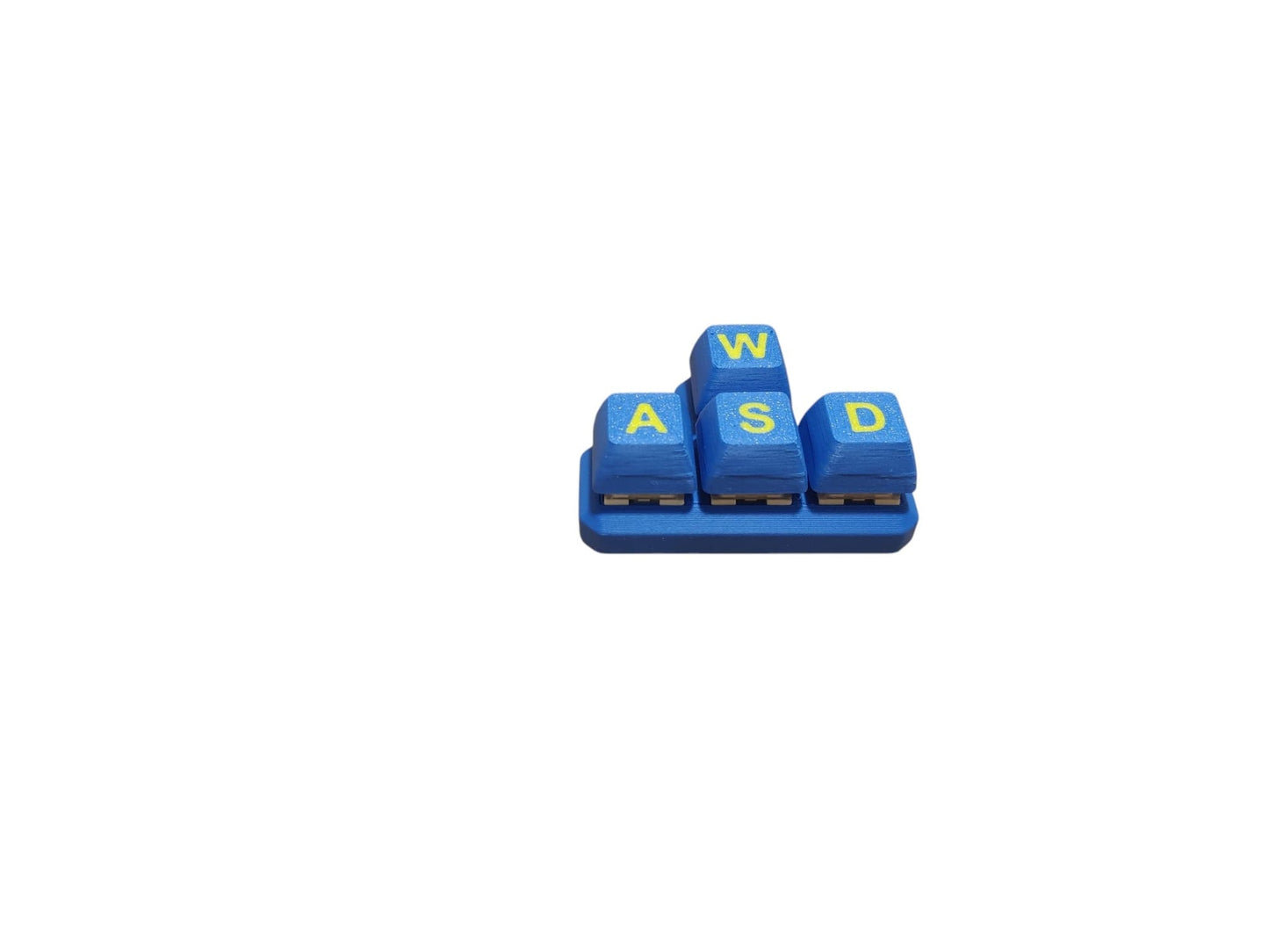 WASD Clicker - Keyboard Fidget Toy - Mechanical Clicker Keychain - ToyForge 3D