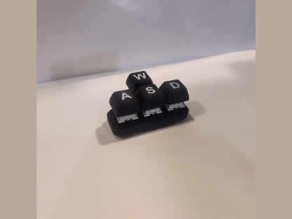 WASD Clicker - Keyboard Fidget Toy - Mechanical Clicker Keychain - ToyForge 3D