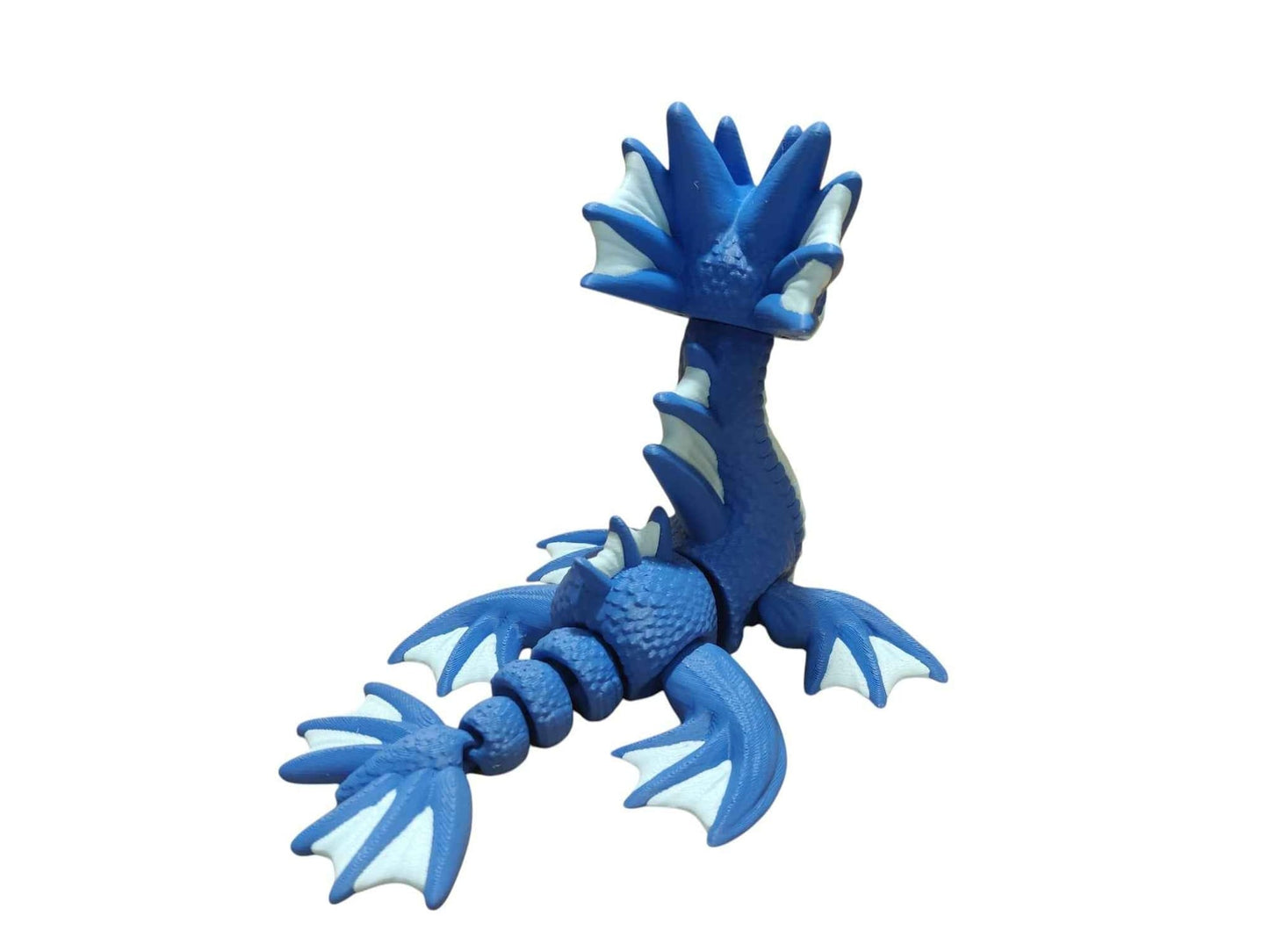 Water Dragon - 3D Printed Articulating Decoration - ToyForge 3D