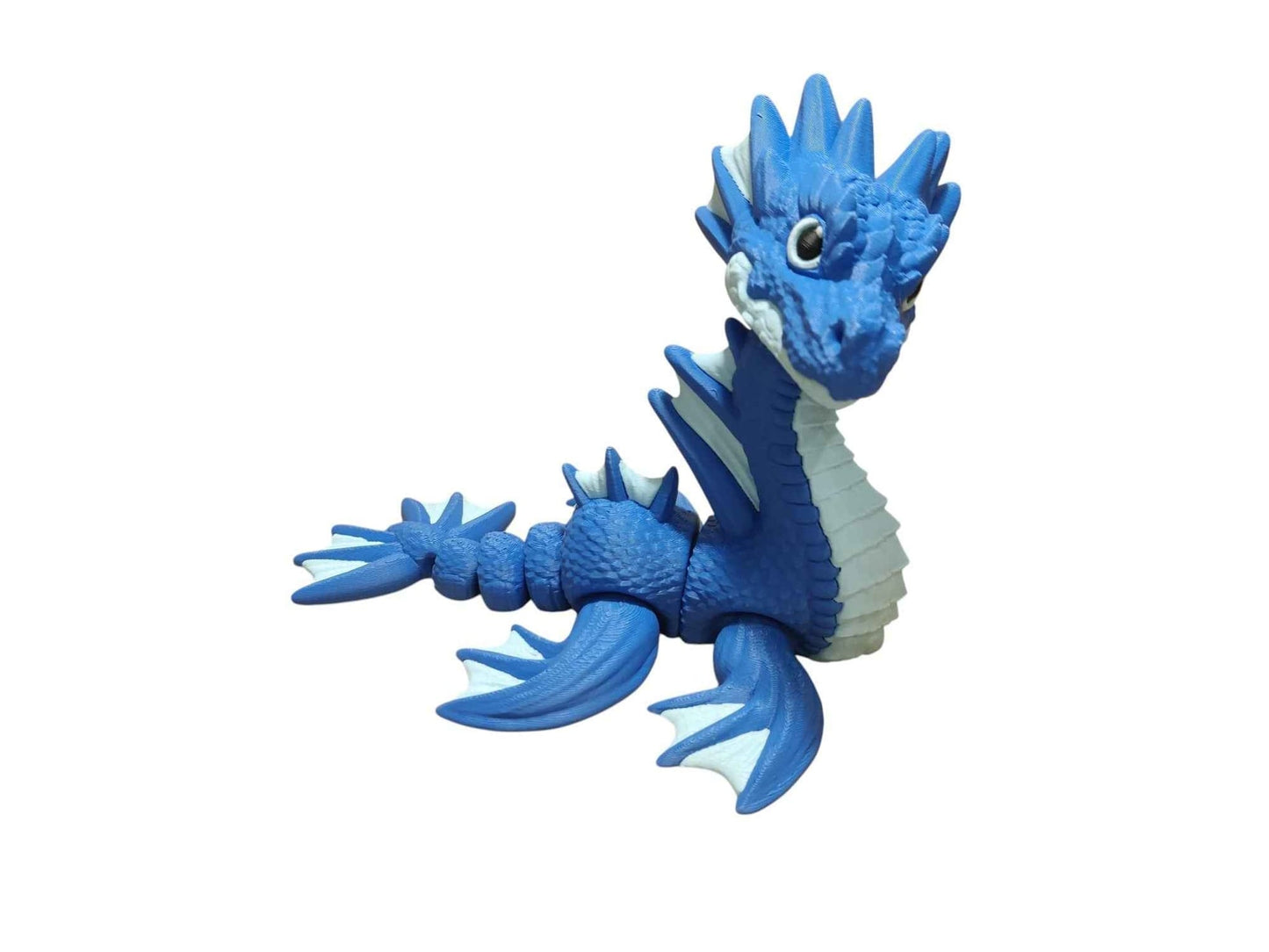 Water Dragon - 3D Printed Articulating Decoration - ToyForge 3D