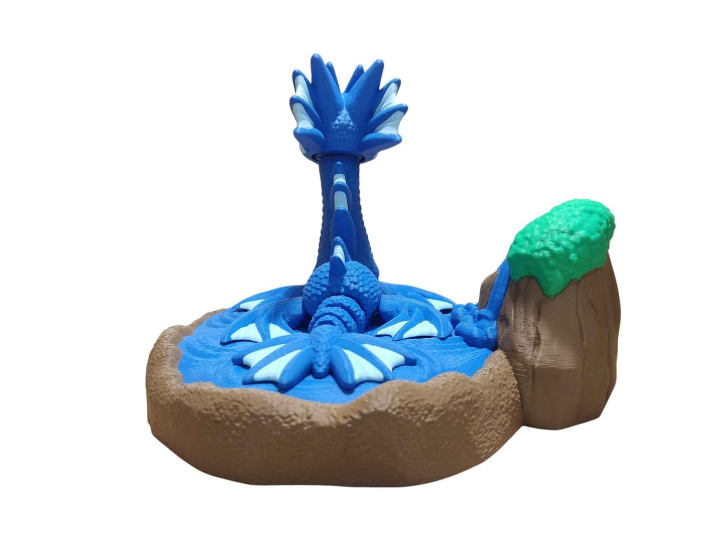 Water Dragon - 3D Printed Articulating Decoration - ToyForge 3D