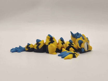 Wild Voltage Mini Dragon & Egg | Electric Dragon | Cute Fantasy Dragon Gift - ToyForge 3D