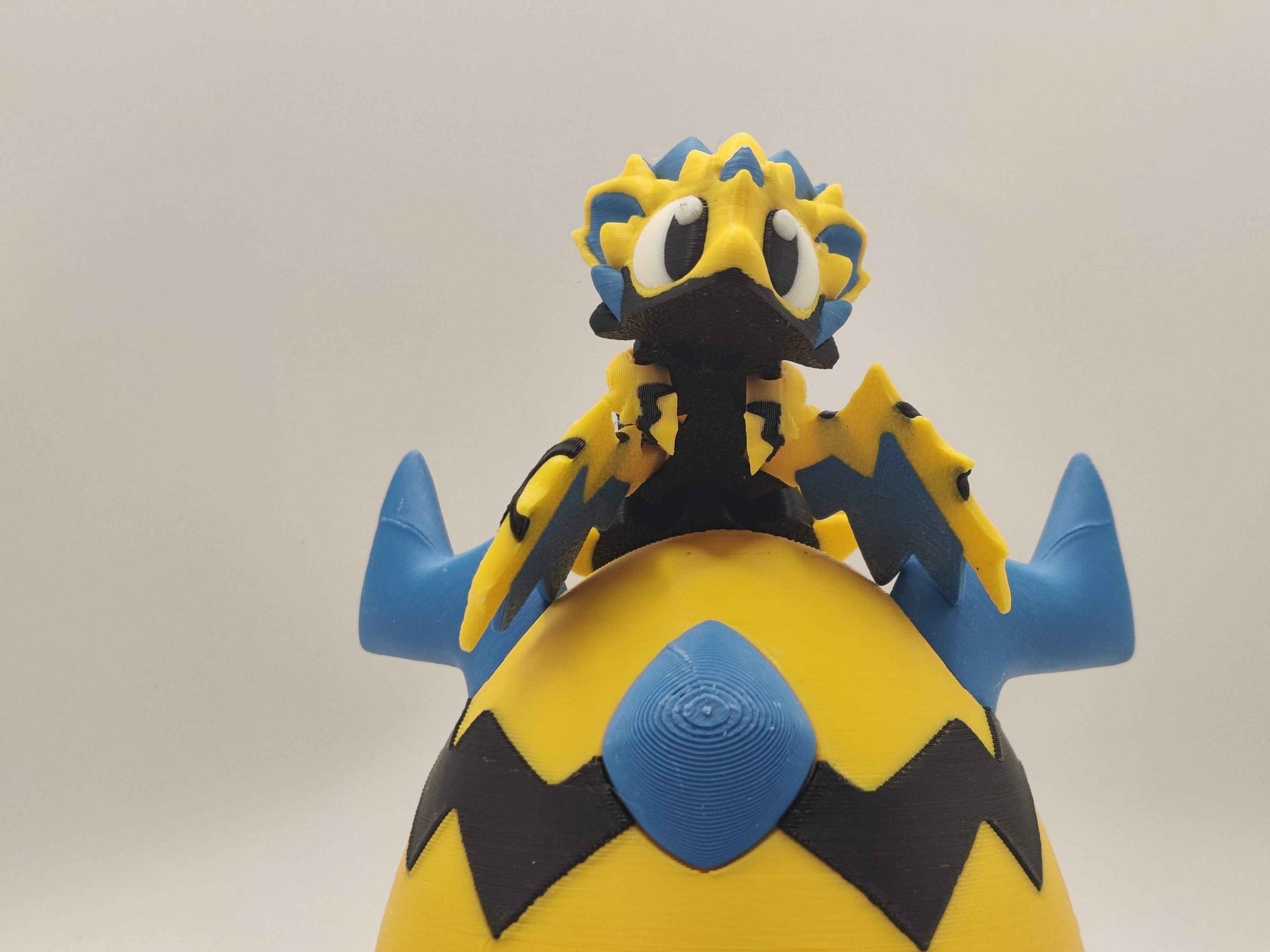 Wild Voltage Mini Dragon & Egg | Electric Dragon | Cute Fantasy Dragon Gift - ToyForge 3D